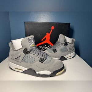 Nike Air Jordan 4 Retro Low Cool Grey Sz 11 Used With Box